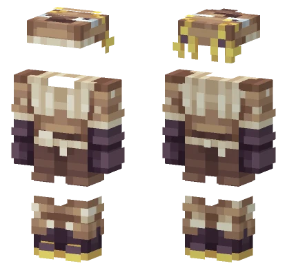 0234 Stantler Minecraft skin