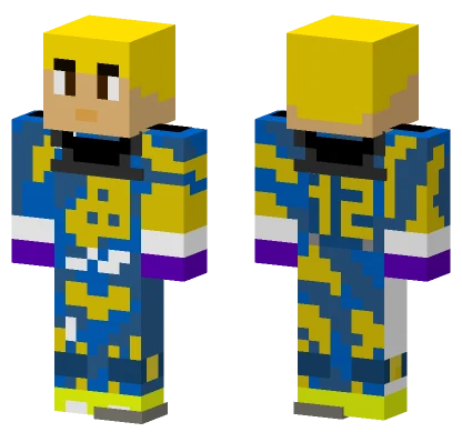 12ofiack Blue Jersey Minecraft skin