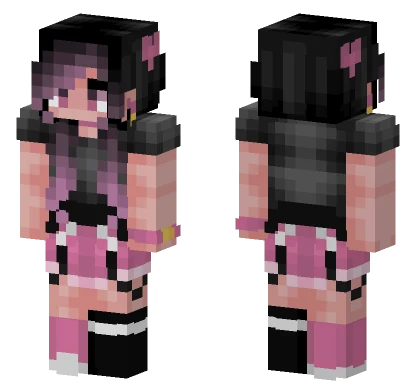 2022 Egirl Popstar Minecraft skin