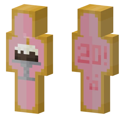20k D Frosting Party Minecraft skin