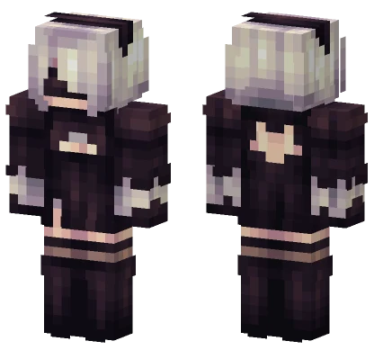 2b Nier Minecraft skin