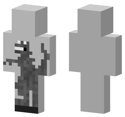 2d Godzilla Minecraft skin