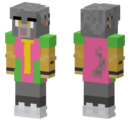 3043 Milly Ver 2 Color Block Minecraft skin