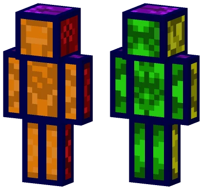 6 Colors Man Minecraft skin