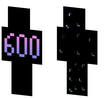 600 Likes Minecraft skin