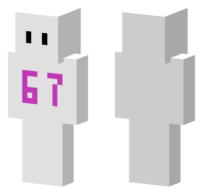 67 Man Minecraft skin