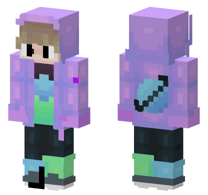 80s Vaporwave Boy Minecraft skin