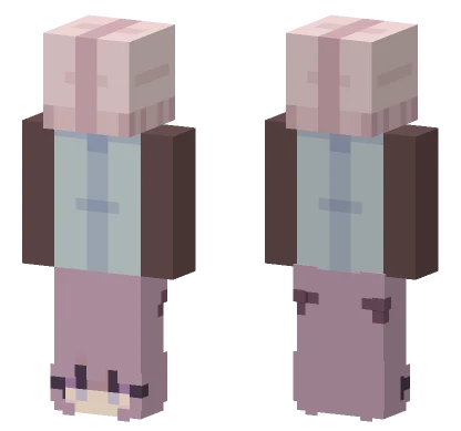 A Very Normal Girl Minecraft skin