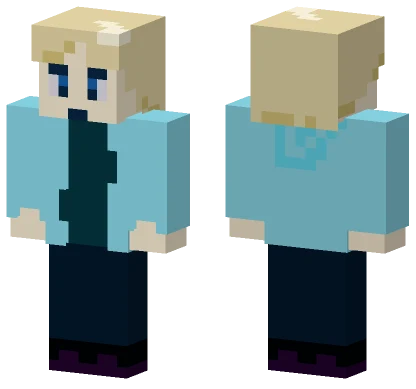 Aaadmon Blue Outfit Minecraft skin