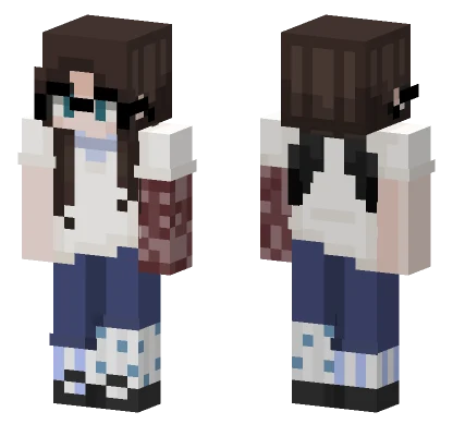 Aacrrowe Blue Dress Minecraft skin
