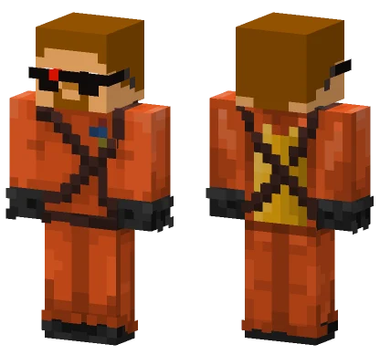 Aagent Lethal Company Minecraft skin