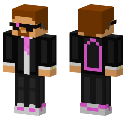 Aagent Pink Minecraft skin
