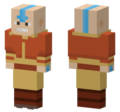 Aang Avatar Minecraft skin