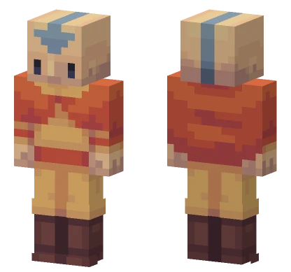 Aang Skin Minecraft skin