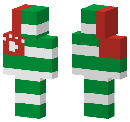 Abkhazia Flag Skin Minecraft skin