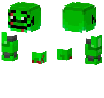 Abnormal Rated Green Monster Minecraft skin