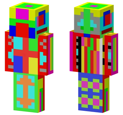 Abstract Iron Monster Minecraft skin