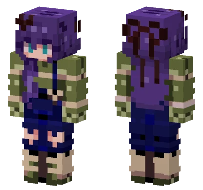 Abyss Peach Minecraft skin
