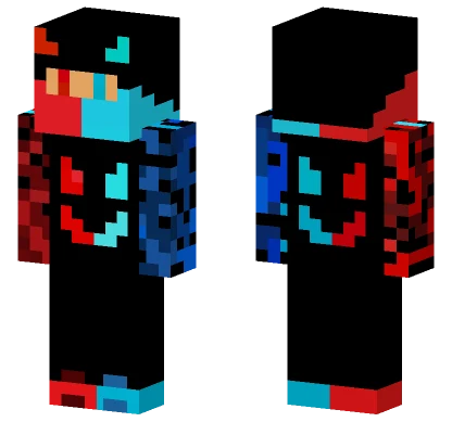 Achilpe Blue And Red Minecraft skin