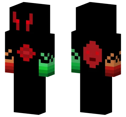 Acid Fire Demon Minecraft skin