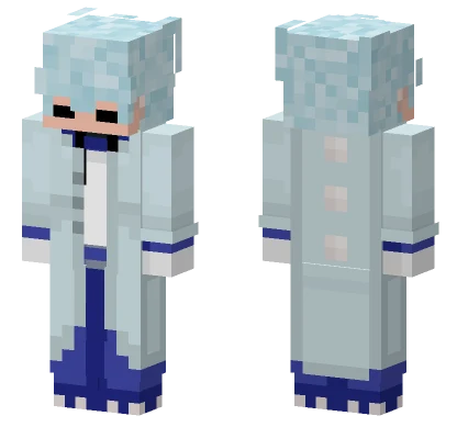 Aerzy Biru Sipit Minecraft skin