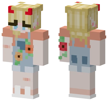 Aesthetic Vintage Girl Minecraft skin