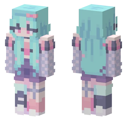 Aesthetic Yes Minecraft skin