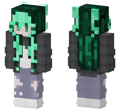 Aether Green Outfit Minecraft skin