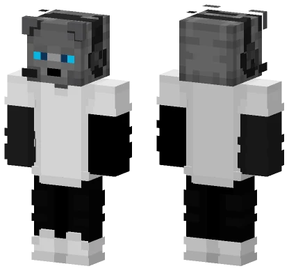 Aguilarcraft Grey Wolf Minecraft skin