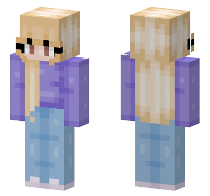 Ahehehe Girl Minecraft skin