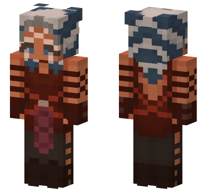 Ahsoka Tano Star Wars Minecraft skin
