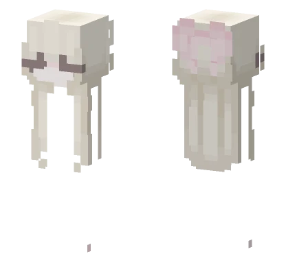 Aitana's Head With Ribbon Minecraft skin