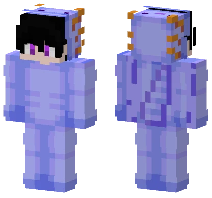 Ajolote Azul Minecraft skin