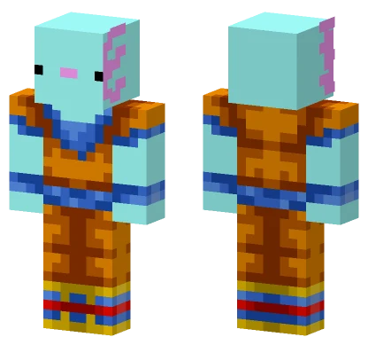 Ajolote Goku Minecraft skin