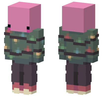 Ajolote Navidad Minecraft skin