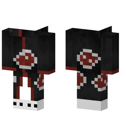 Akatsuki Cloak Minecraft skin