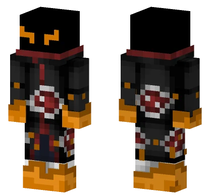 Akatsuki Flame Hands Minecraft skin