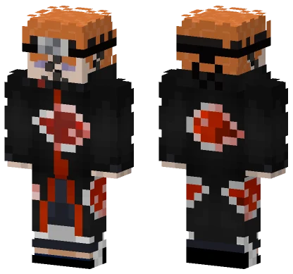 Akatsuki Leader Pain Minecraft skin