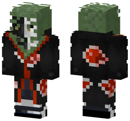 Akatsuki Member Zetsu Minecraft skin