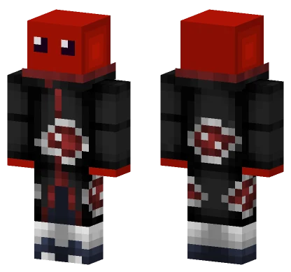 Akatsuki Red Slime Version Minecraft skin