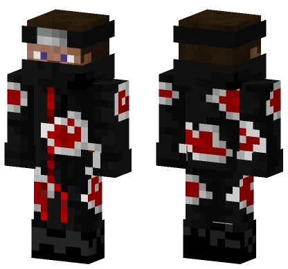 Akatsuki Steve Minecraft skin