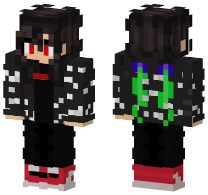 Aki Nakajima Supreme Style Minecraft skin
