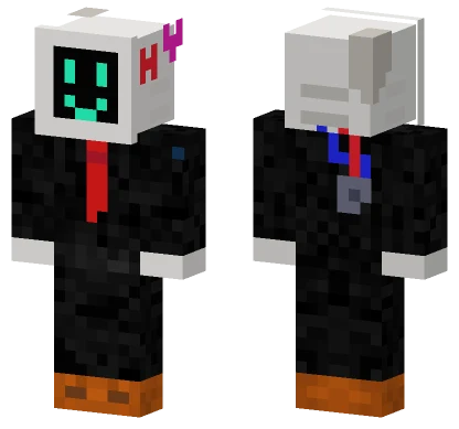 Akm2 Black Outfit Minecraft skin