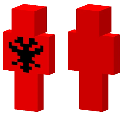 Albania Flag Skin Minecraft skin