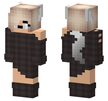 Albino Girl Minecraft skin