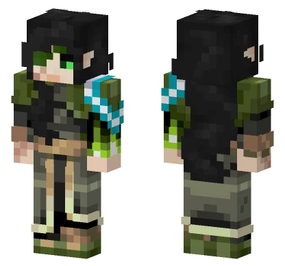 Aldormfa Green Outfit Minecraft skin