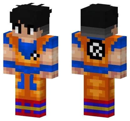 Alejo Goku Minecraft skin