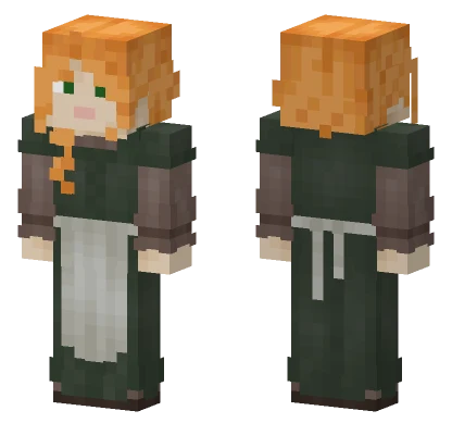 Alex Peasant Maiden Minecraft skin