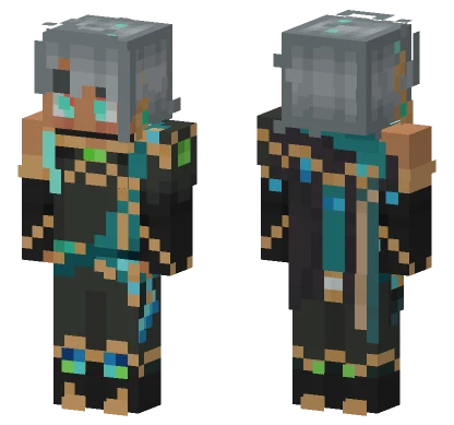 Alhaitham Genshin Impact Minecraft skin