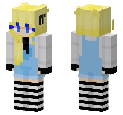 Alice In Wonderland Minecraft skin